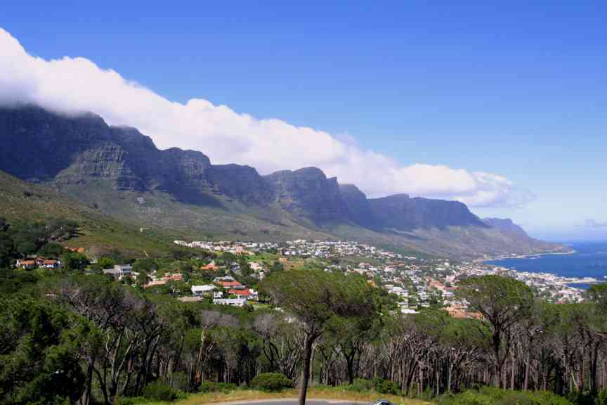 Looking up at Twelve Apostles