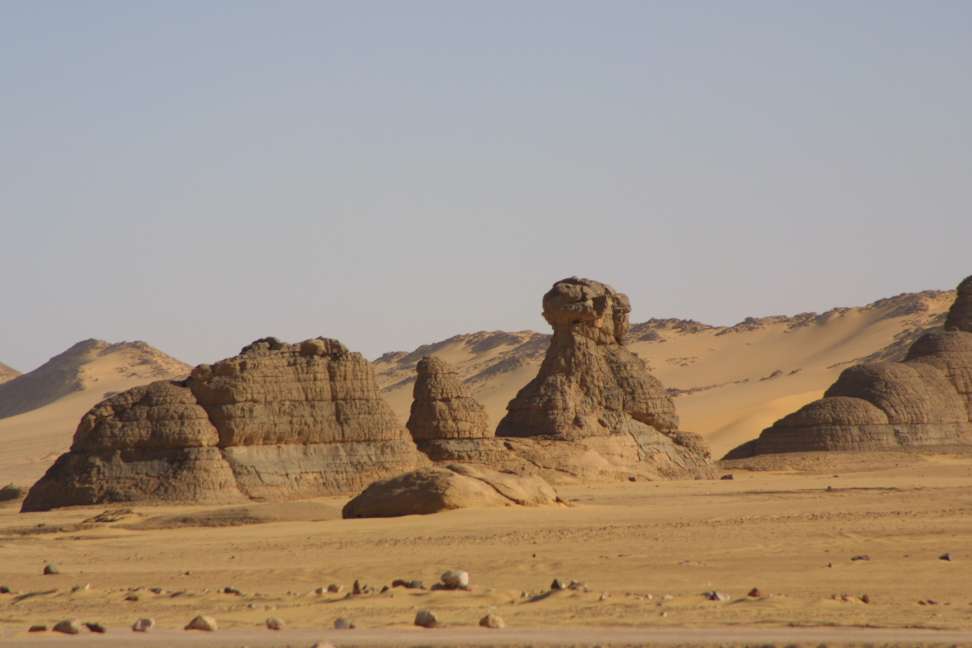 Desert rock formations