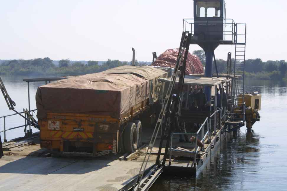 The Kazungulu Ferry